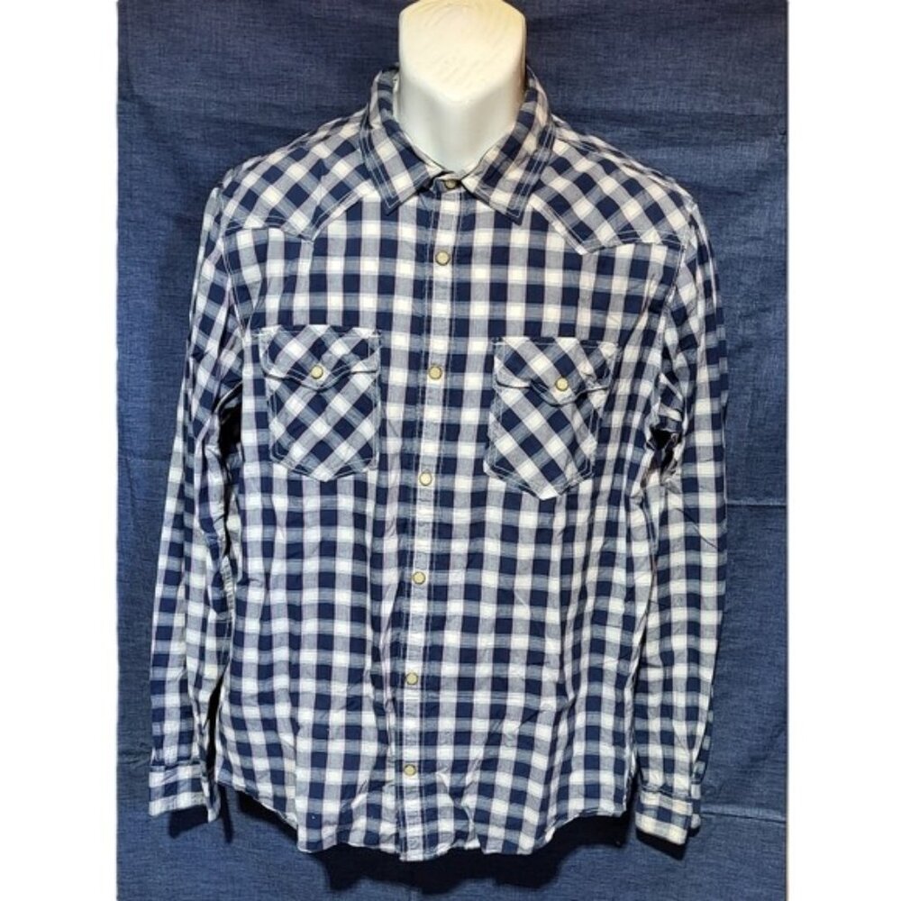 AEROPOSTALE Western original quality snap button  shirt size Large